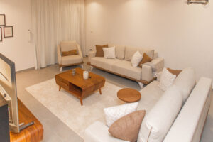 Reception area at One Kattameya